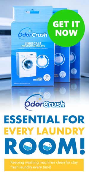 OdorCrush washing machine cleaning tablets