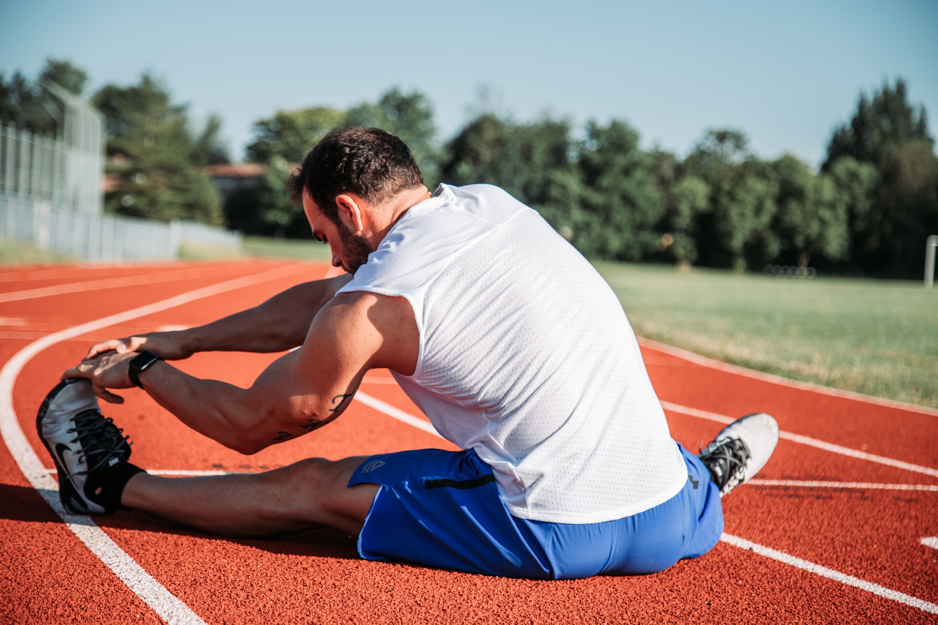 Be sure to warm up, cool down, and stretch to avoid injury.